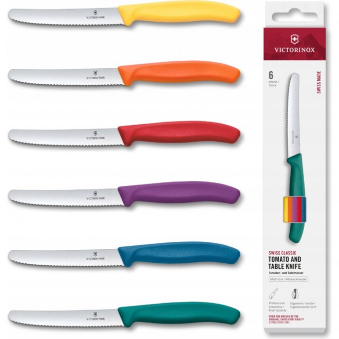 Набор ножей для томатов VICTORINOX SWISS CLASSIC 6.7836.6C1 Набор ножей для томатов VICTORINOX SWISS CLASSIC 6.7836.6C1